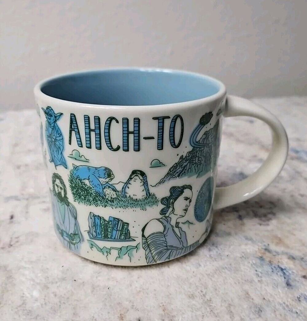 Disney Starbucks Been There Star Wars Ahch To Ceramic Coffee Mug New with Box